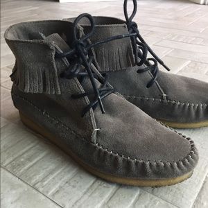 AllSaints Moccasin Booties